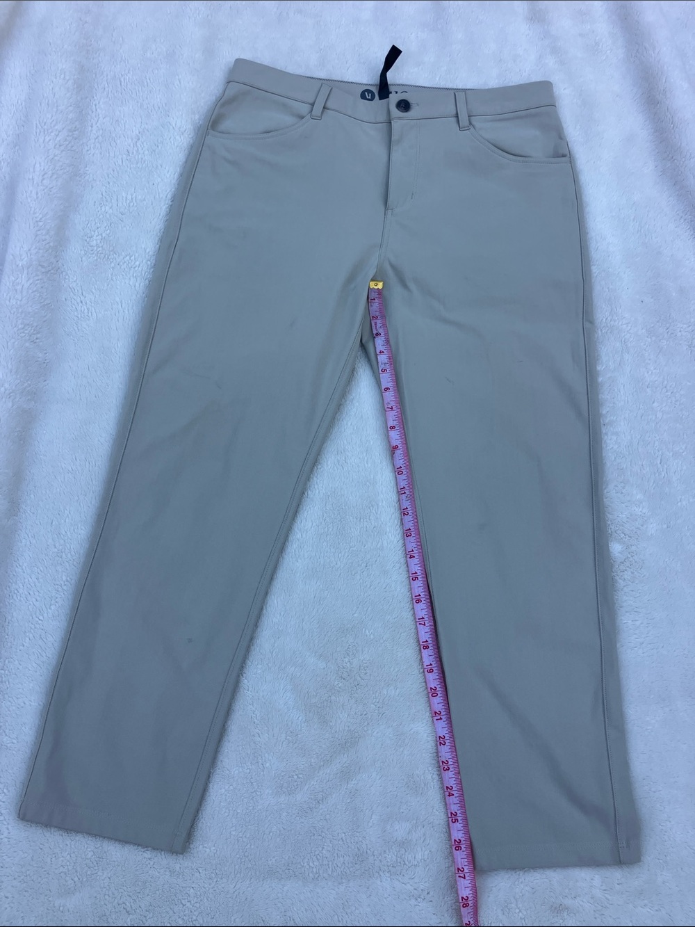 Men's Slim Straight Khaki Pants